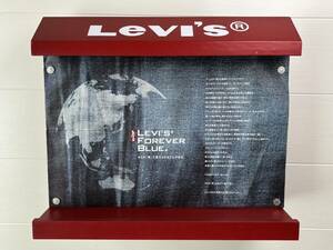 ☆ 非売品 Levi's リーバイス看板 木製 店舗用 LEVI'S バナー ビンテージ 当時モノ 広告 看板 美品 暗所保管　☆