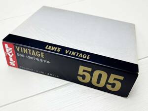 ☆ 非売品 当時モノ Levi's リーバイス 505 1967年モデル 差込み 棚差し LEVI'S VINTAGE ビンテージ 店舗用 広告 看板 美品 暗所保管 ☆