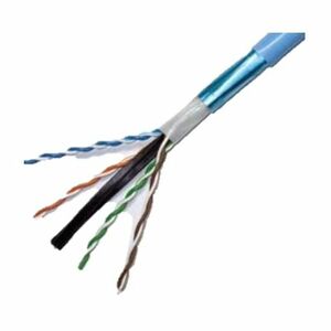 環境配慮型Cat6A LANケーブル(200巻) 薄青 EM-TPCC 6A 23AWG x 4P