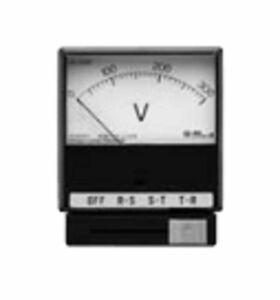 切換スイッチ付計器 交流電圧計 YR-UNAVシリーズ YR-10UNAVB0-300VDRCT