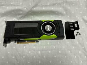 即決送料込 NVIDIA Quadro M6000 24GB GDDR5 PCIe 3.0 GPU 4 X DP / 1 X DVI ビデオカード リテーナ金具付 動作品 程度極上