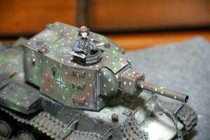 1/35 ＫV-2重戦車 ドイツ軍仕様 塗装済み完成品 KV 754(r) ギガント