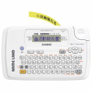 新品未開封　CASIO カシオ ラベルライター ネームランド コンパクトモデル KL-P40-WE NAMELAND