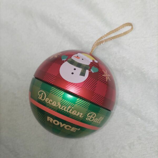 ROYCE　空き缶　ロイズ　クリスマス　サンタクロース　トナカイ　雪だるま