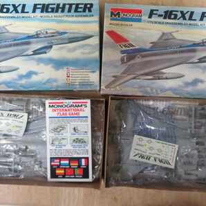  【未組立】MONOGRAM F-16XL FIGHTER 1/72 SCALE 5個セット プラモデル 模型 5206 当時物 希少の画像7
