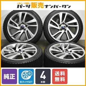 【程度良好品】スバル WRX S4 純正 18in 7.5J +55 PCD114.3 ダンロップ ウィンターマックス WM01 225/45R18 レヴォーグ 流用 即納可能