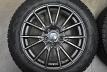 【良好品】ヴェルヴァ 18in 8J +35 PCD114.3 ヨコハマ アイスガード G075 225/60R18 エクストレイル CX-5 CX-8 レガシィアウトバック_画像3