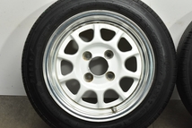 【希少品】エンケイスポーツ RC-S 13in 6J +35 PCD100 ジーテックス ZT1000 155/65R13 ザッツ ゼスト ライフ ワゴンR アルト ミラ_画像5