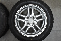 【バリ溝】Linz 14in 4.5J +45 PCD100 ブリヂストン ブリザック VRX 155/65R14 N-BOX N-ONE ワゴンR アルト ムーヴ タント デリカミニ_画像4