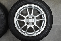 【交換用に】エコフォルム 15in 5.5J +45 PCD100 ブリヂストン エコピア NH100C 175/65R15 アクア ヴィッツ フィット キューブ スイフト_画像4