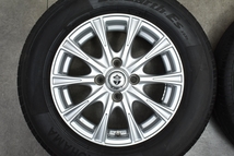 【良好品】Weds ジョーカー 14in 5.5J +38 PCD100 ヨコハマ ブルーアース ES32 185/70R14 ヤリス カローラフィールダ― フリード ノート_画像3