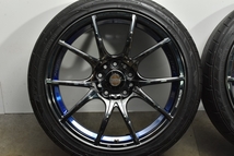 【良好品】WedsSport SA-10R 18in 7.5J +45 PCD114.3 ニットー NT555 G2 225/40R18 クラウン マークX オデッセイ アコード スカイライン_画像5