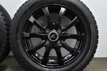 【バリ溝】ファング 14in 4.5J+45 PCD100 ブリヂストン ブリザック VRX 155/65R14 N-BOX サクラ デイズ デリカミニ ワゴンR アルト タント_画像6