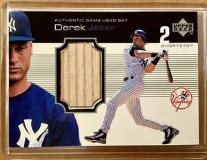 1999 Upper Deck OVATION A Piece of History バット・カード #DJ Derek Jeter デレク・ジーター