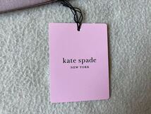 ★新品★ kate spade ケイトスペード 日焼け防止 UV手袋 指先が出るタイプ ロング レディース 手のひら滑り止め加工 くすみピンク系_画像4