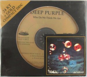 DEEP PURPLE / WHO DO WE THINK WE ARE / AFZ 027 US запись 24K Gold CD specification![ глубокий * лиловый ]