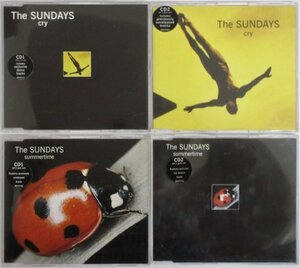 The SUNDAYS / SUMMERTIME & CRY / одиночный CD 2 название 4 шт. комплект!UK запись [ The * солнечный Dayz ]