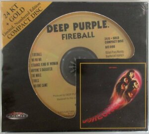 DEEP PURPLE / FIREBALL / AFZ 098 US record limitation 24K Gold CD specification![ deep * purple ]