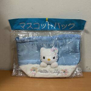 未使用　タグ付き　レトロ　サンリオ　ハローキティ　キティちゃん　マスコット　巾着　バッグ　日本限定　2000年