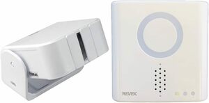 リーベックス(Revex) ワイヤレス チャイム インターホン XPNシリーズ 送受信機セット 防雨型人感センサー 増設用 防犯 