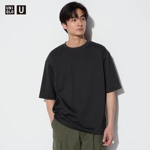 ユニクロ UNIQLO エアリズム コットン オーバーサイズ Tシャツ XL 白and黒セット