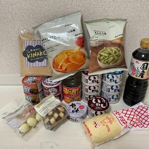 7000円以上相当　20点　缶詰め、食品、お菓子　まとめて　詰合せ　保存食　