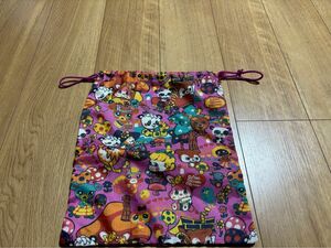 美品　グラグラ　ナイロン製巾着