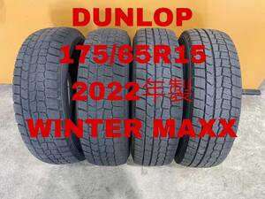 ダンロップ DUNLOP スタッドレスタイヤの4本セット175/65R15R15&2022年製