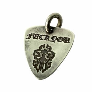 3846 ☆1円スタート☆ CHROME HEARTS クロムハーツ GUITAR PICK ギターピック ダガー ペンダントトップ ネックレストップ SV925 シルバー 