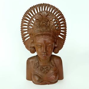 3799 インドネシア バリ島 木彫り インテリア オブジェ 置物 工芸品