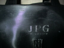 JPG BY GAULTIER Jean Paul Gaultier ジャンポール・ゴルチエ●黒 外ポケット 2WAYショルダーバッグ_画像3