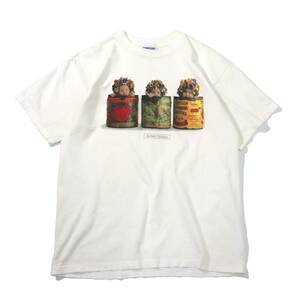 [L] 90s Anne Geddes 赤ちゃん フォト アート プリント Tシャツ Allsport USA製 白 アンゲデス 写真 ビンテージ vintage 