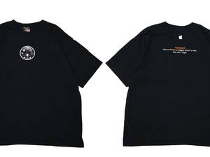 [XL] 00s Mac Dashboard プリント Tシャツ ブラック 黒 Hanes Beefy ヘインズ マック Apple 企業 PC ビンテージ vintage Y2K