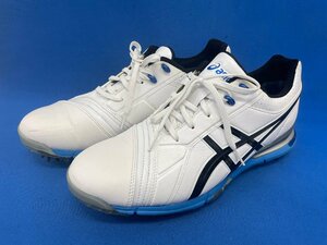 ・【中古品】asics/アシックス TGN908 GEL-ACE PRO FG-RF ゴルフシューズ ホワイト系 26.5cm ゴルフ メンズ