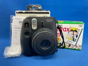 ・FUJIFILM/富士フィルム★instax mini 8 チェキ カメラ インスタントカメラ ブラック フィルム付き