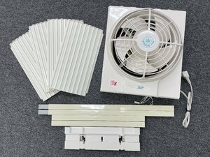 ・高須産業 窓用換気扇 20cm 排気 FM-200HN 2018年製 パーツ欠品あり 通電動作OK 現状品 空調