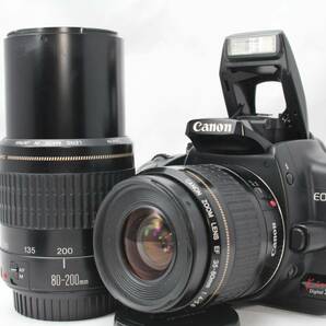 ★【限定！美品 スターティングセット】 Canon EOS Kiss Digital X ★ EF35-80mm USM EF80-200mm USM 20240503の画像2