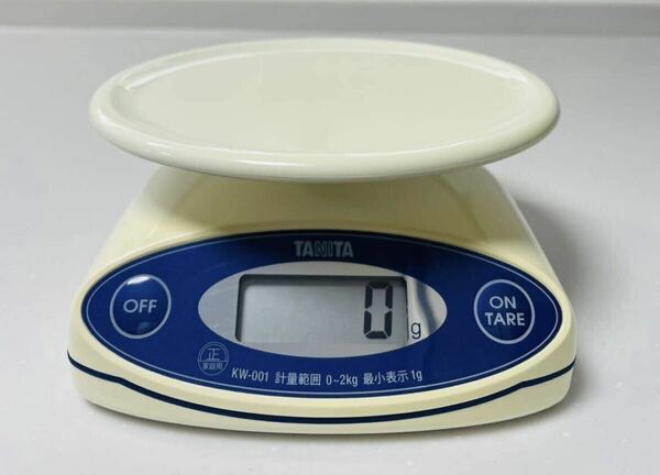 TANITA タニタ デジタルクッキングスケール KW-001 計量範囲0〜2kg 最小表示1g