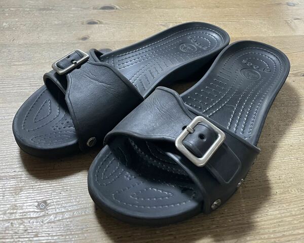 crocs クロックス サンダル W7 (23cm) ブラック