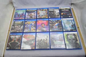 21_MK 7B1) PS4 PS5 soft 15 pcs set Call of Duty One-piece Odyssey etc. 