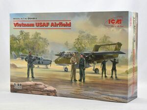 34_YK_844) ICM 1/48 ベトナム USAF エアフィールド プラモデル