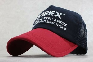 большой размер XL Avirex AVIREX NUMBERRING сетчатая кепка темно-синий бейсболка 