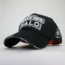 大きいサイズ XL 限定 アビレックス AVIREX　MFG HALO ローキャップ ブラック 帽子　メンズ　ミリタリー 野球帽_画像1