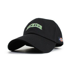ディッキーズ Dickies ロゴ ローキャップ ブラック メンズ レディース アメカジ 野球帽 帽子　ミリタリー