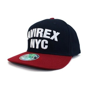 AVIREX アヴィレックス アビレックス ベースボールキャップ BBキャップ メンズ 帽子 ローキャップ NYC ネイビー アウトドア