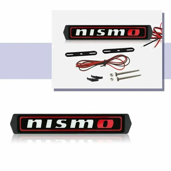 新型！ NISMO LEDエンブレム イルミネーション ニスモ 日産 NISSAN ニッサン スカイライン ノート フェアレディZ