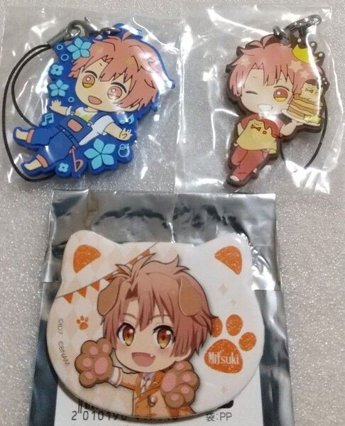 アイドリッシュセブン 和泉三月 3点セット 一番くじ ラバーストラップ 缶バッジ アイナナ 三月
