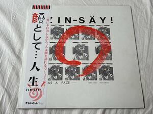 超音波洗浄済 ソノシート付 人生/顔として… 中古LP アナログレコード NG-048 石野卓球 ピエール瀧 電気グルーヴ Vinyl ZIN-SAY