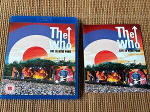 The Who/Live in Hyde Park Blu-ray disc ブルーレイディスク ザ・フー ピート・タウンゼンド Pete Townshend