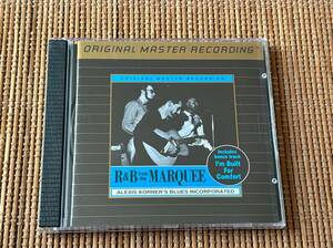 MFSL Mo-Fi 24k gold disc Alexis Korner's Blues Incorporated/R&B from the Marquee Mobile Fidelity アレクシス・コーナー ゴールドCD